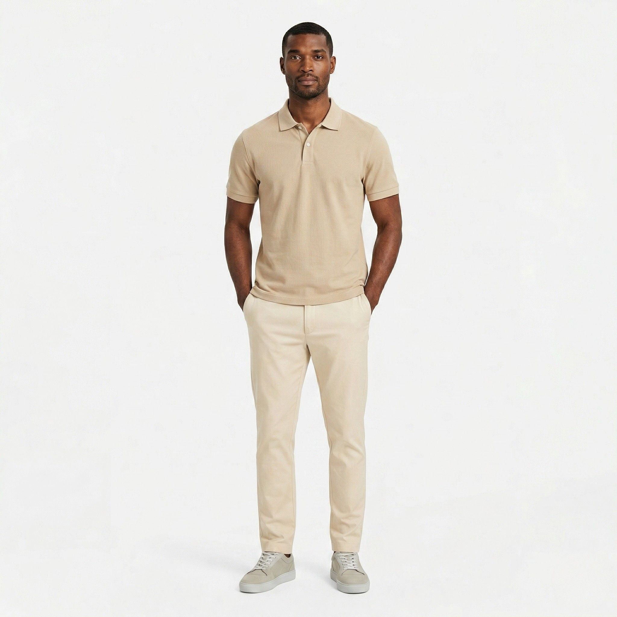 Monterelle | Men’s Breathable Polo Shirt Comfortable Cotton Daily Outfit