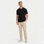 Men’s Breathable Polo Shirt Comfortable Cotton Daily Outfit