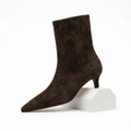Women’s Low Heel Ankle Boots Comfortable Pointed Toe Daily Wear