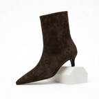 Women’s Low Heel Ankle Boots Comfortable Pointed Toe Daily Wear