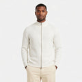 Men's Ribbed Cardigan Full-Zip Regular Fit
