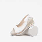 Women’s Leather Roman Sandals One-Strap Open-Toe