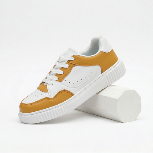 Monterelle | Men’s Casual White Sneakers Comfortable Everyday Wear