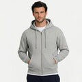 Men's Full-Zip Hoodie Drawstring with Kangaroo Pockets Regular Fit