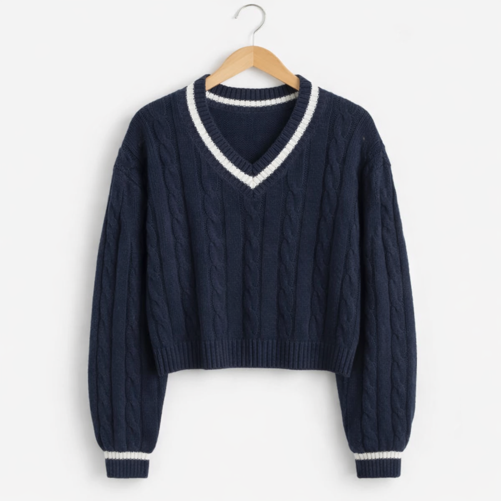 Monterelle | Women’s V-Neck Knit Top Comfortable Classic Style