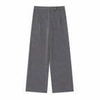 Women's High-Waist Trousers Pleated Wide-Leg Tailored Fit