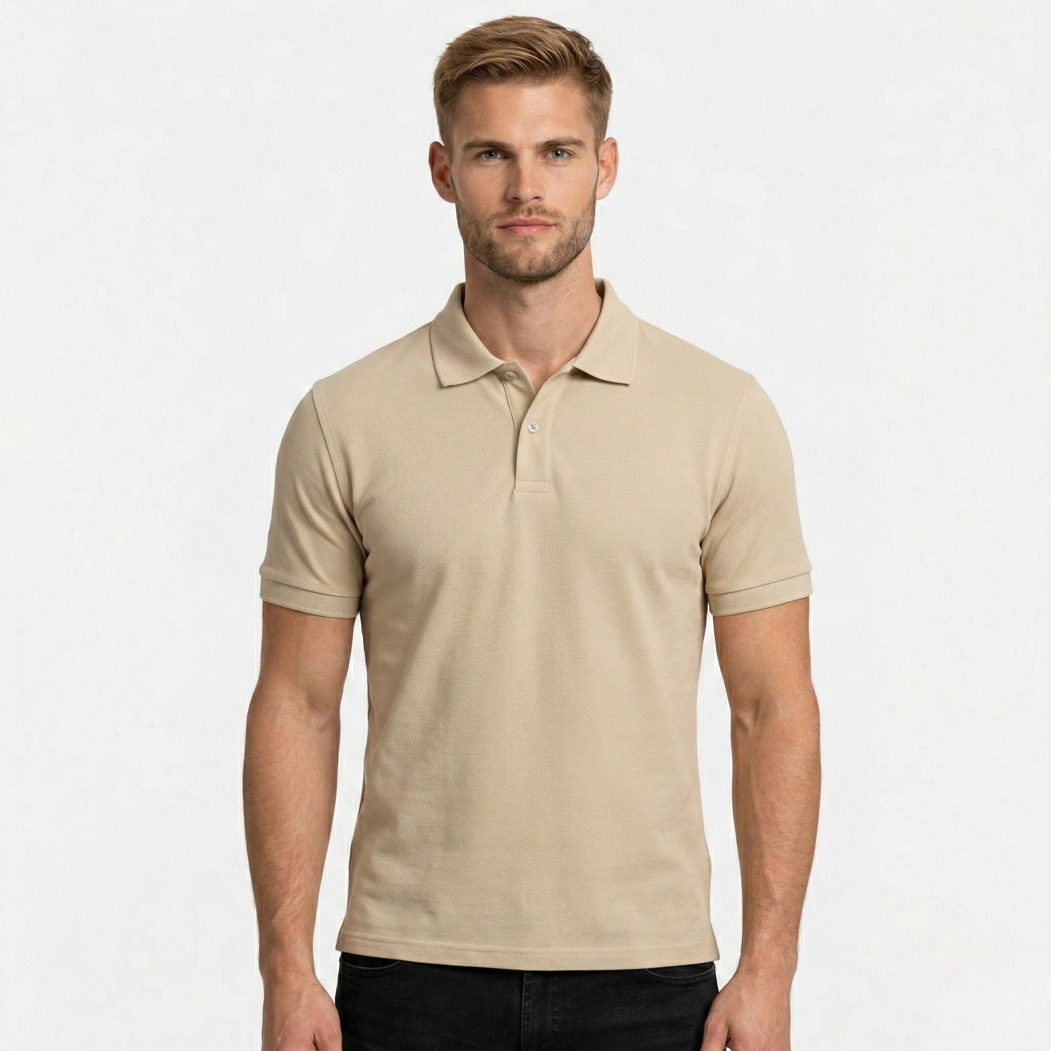Monterelle | Men’s Breathable Polo Shirt Comfortable Cotton Daily Outfit