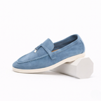 Women’s Classic Leather Loafers Comfortable Slip-On Flat Shoes