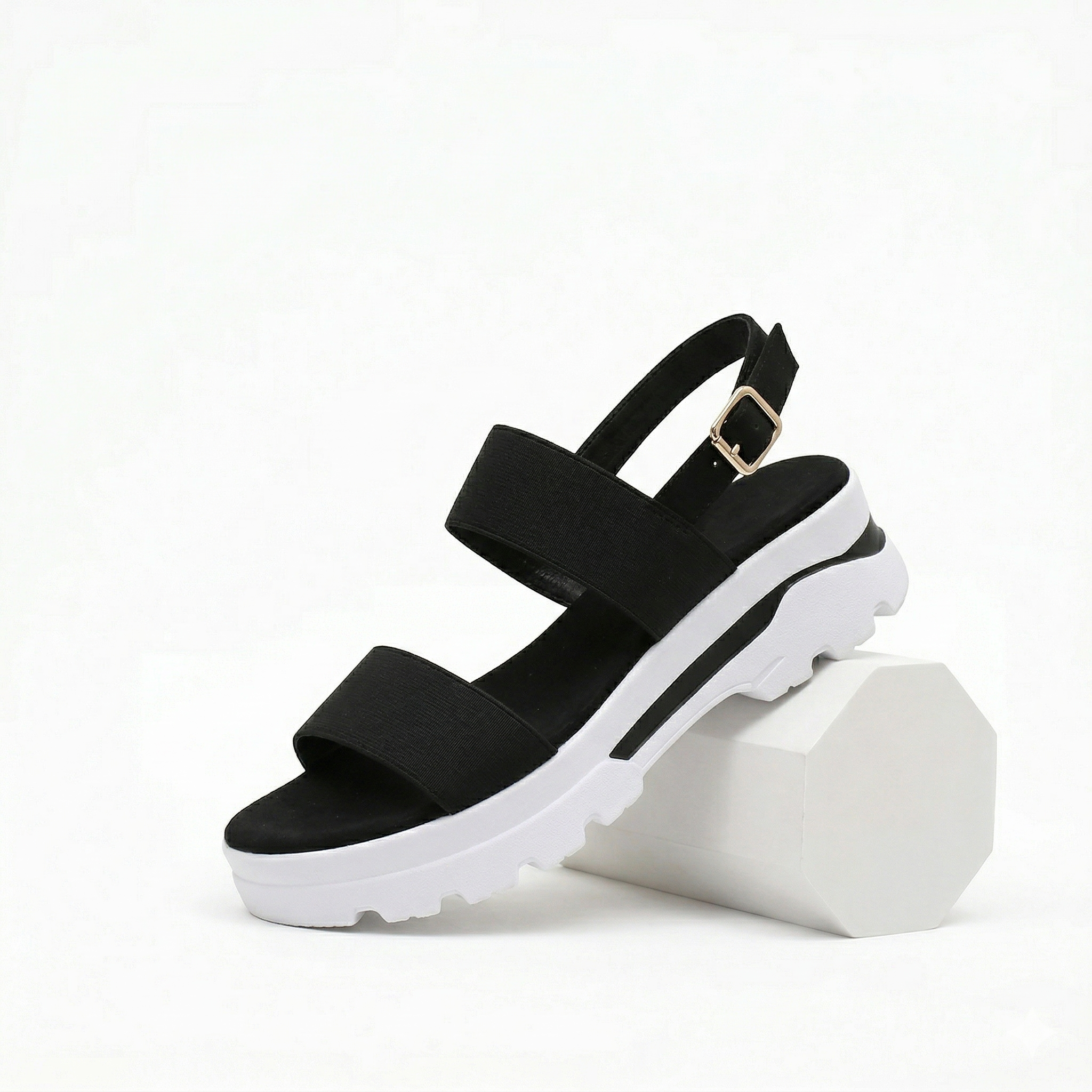 Women’s Slip On Platform Sandals Supportive Sole Daily Comfort