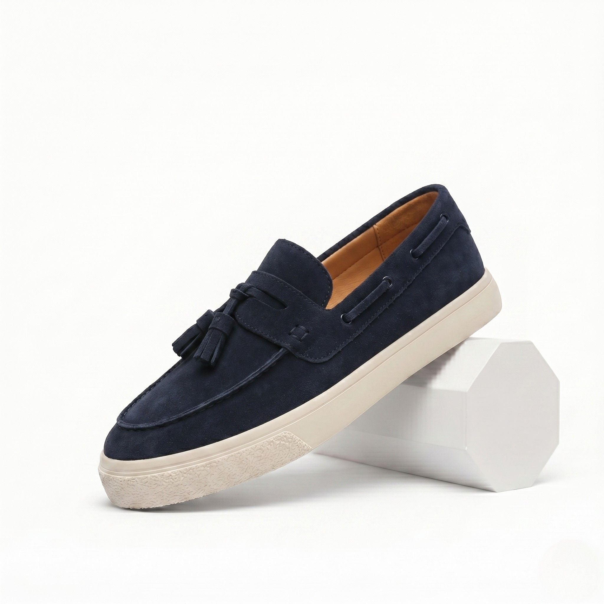Men’s Suede Loafers Easy Slip-On Lightweight Everyday Comfort