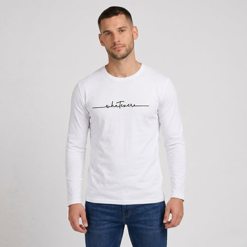 Men's Crew Neck T-Shirt Long Sleeve Regular Fit