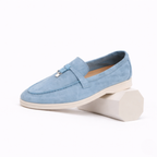 Women’s Classic Leather Loafers Comfortable Slip-On Flat Shoes