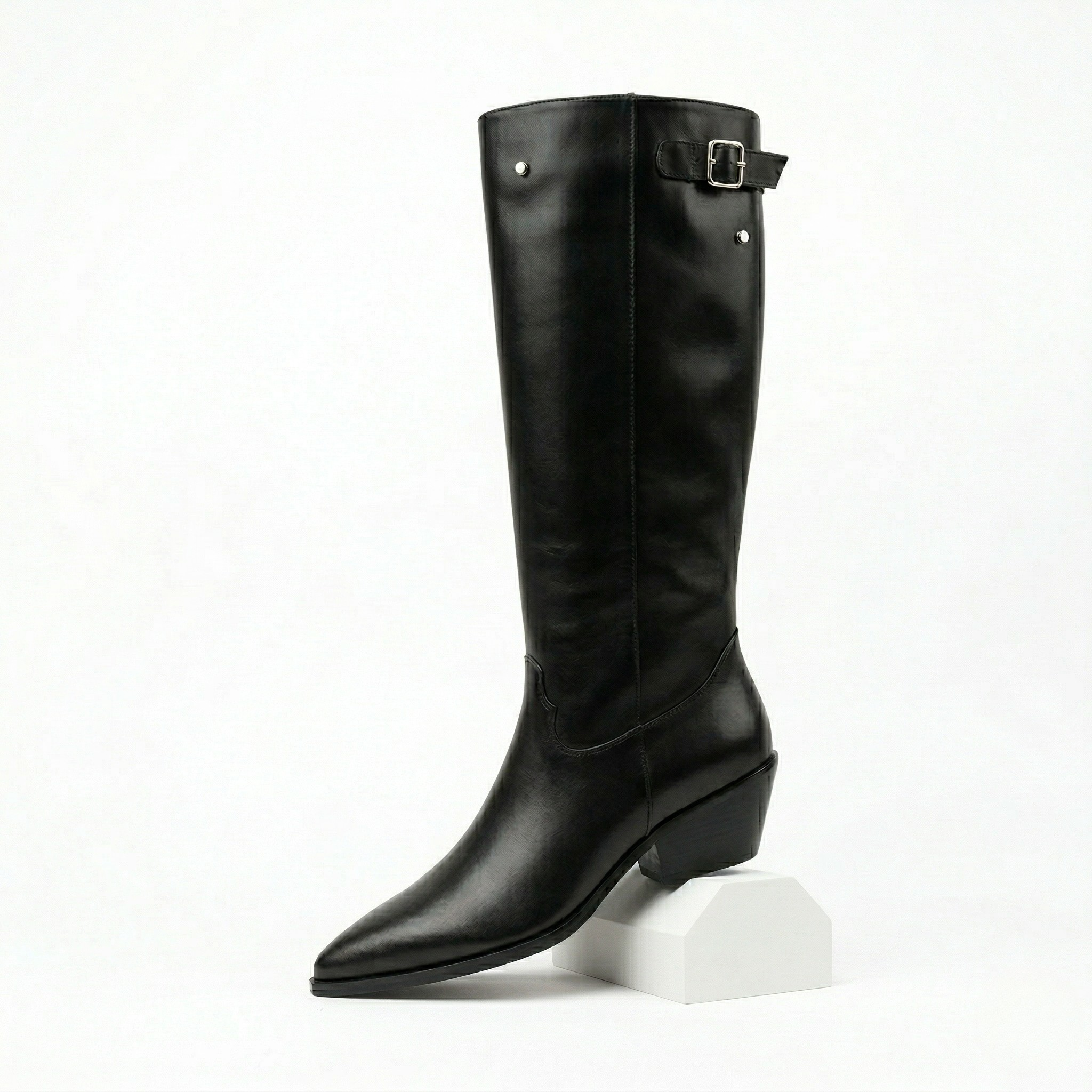 Women’s Knee High Boots Comfortable Leather Daily Wear