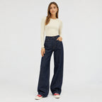 Women's High Rise Jeans Wide Leg Relaxed Fit