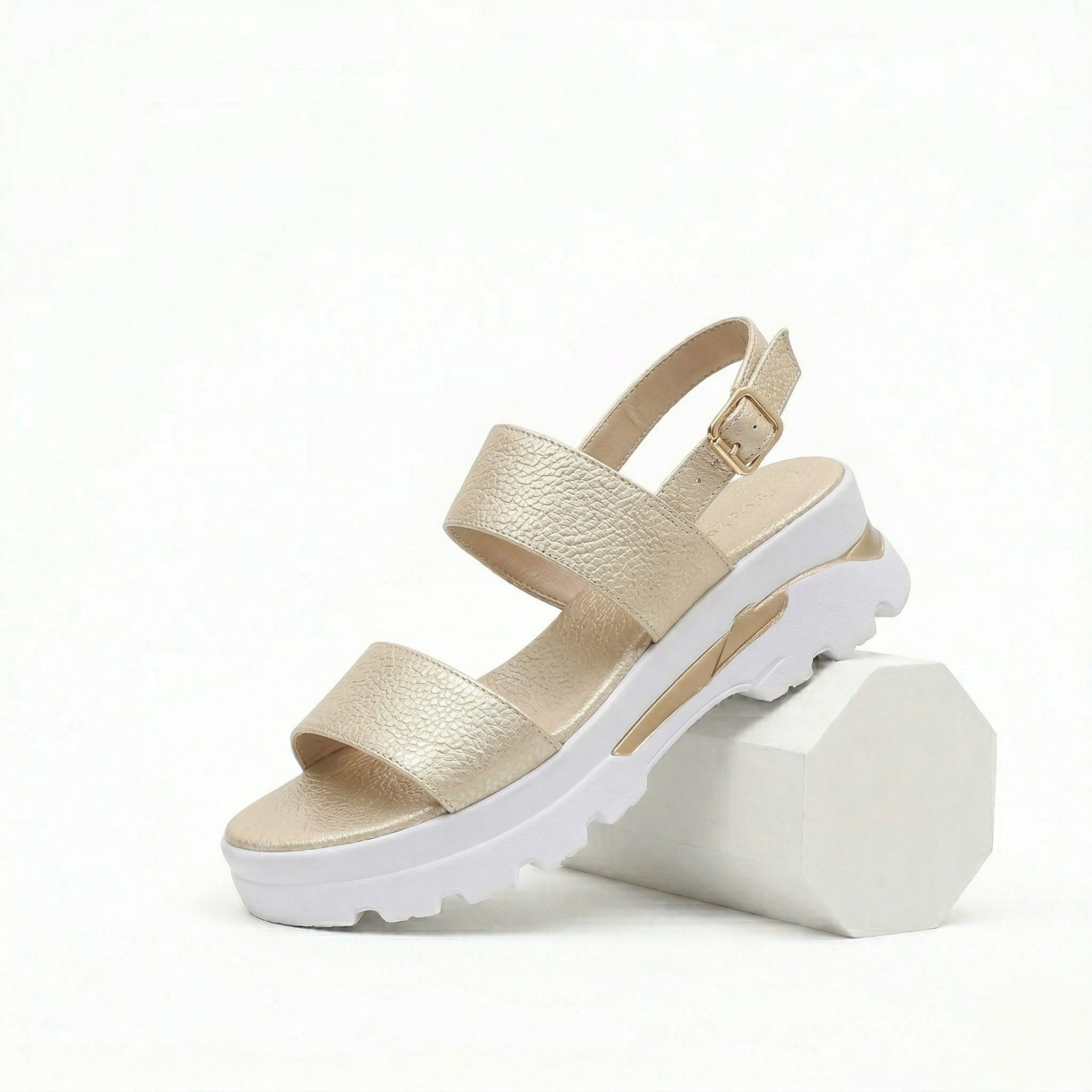 Women’s Slip On Platform Sandals Supportive Sole Daily Comfort