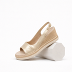 Women’s Leather Roman Sandals One-Strap Open-Toe