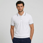 Monterelle | Men’s Cotton Polo Shirt Comfortable Daily Wear Classic Style