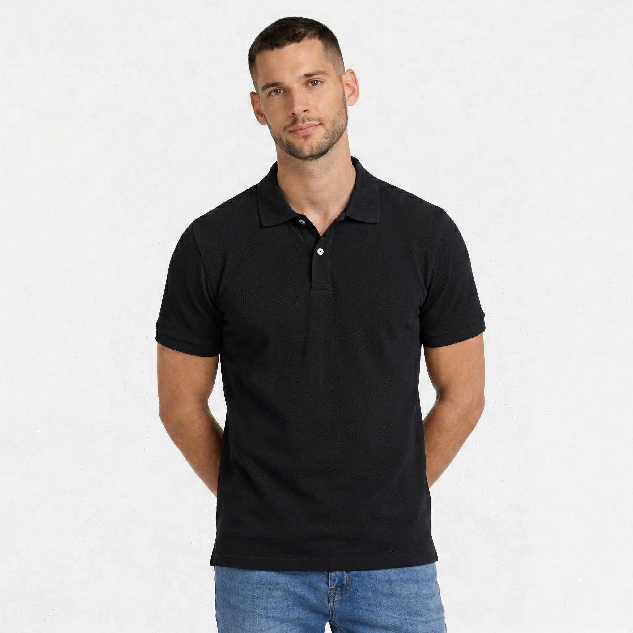 Monterelle | Men’s Breathable Polo Shirt Comfortable Cotton Daily Outfit