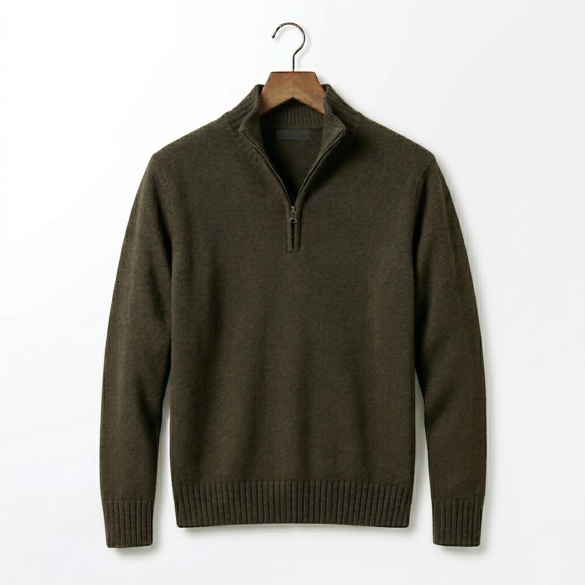 Monterelle | Men’s Zip Up Sweater Comfortable Knit for Daily Wear
