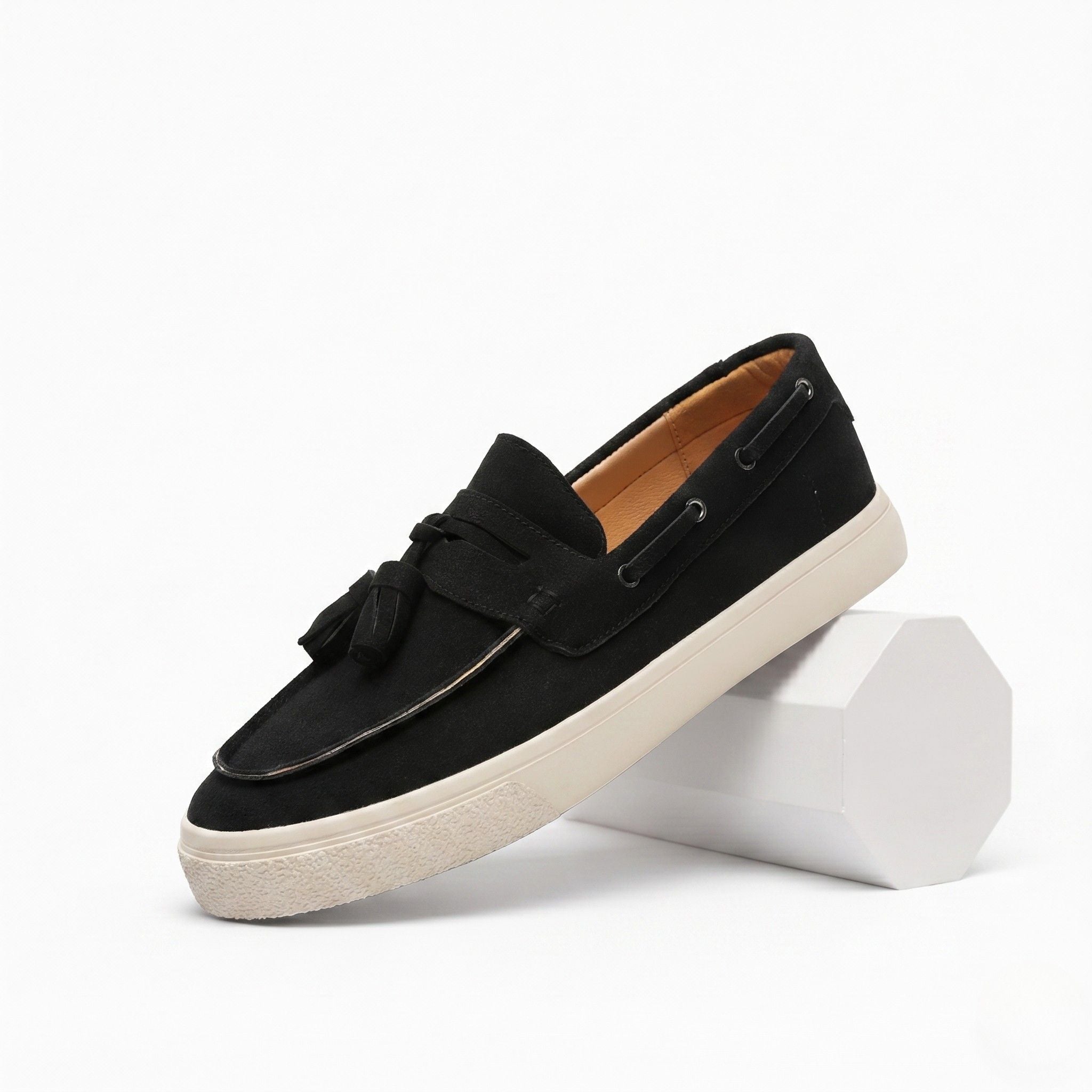 Men’s Suede Loafers Easy Slip-On Lightweight Everyday Comfort