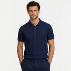 Men’s Breathable Polo Shirt Comfortable Cotton Daily Outfit