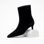 Women’s Low Heel Ankle Boots Comfortable Pointed Toe Daily Wear