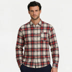 Monterelle | Men’s Plaid Shirt Cotton Lightweight Breathable Casual Fit