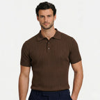 Monterelle | Men’s Cotton Knit Polo Shirt Soft Comfortable Daily Wear