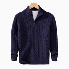 Monterelle | Men’s Half Zip Sweater Soft Knit Smart Casual Wear