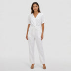 Women's Co-ord V-Neck Short Sleeve Relaxed Fit