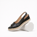 Women’s Leather Roman Sandals One-Strap Open-Toe