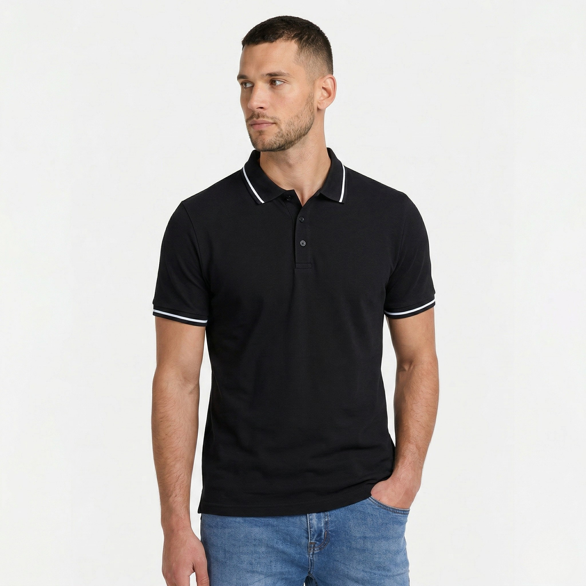 Monterelle | Men’s Cotton Polo Shirt Comfortable Daily Wear Classic Style
