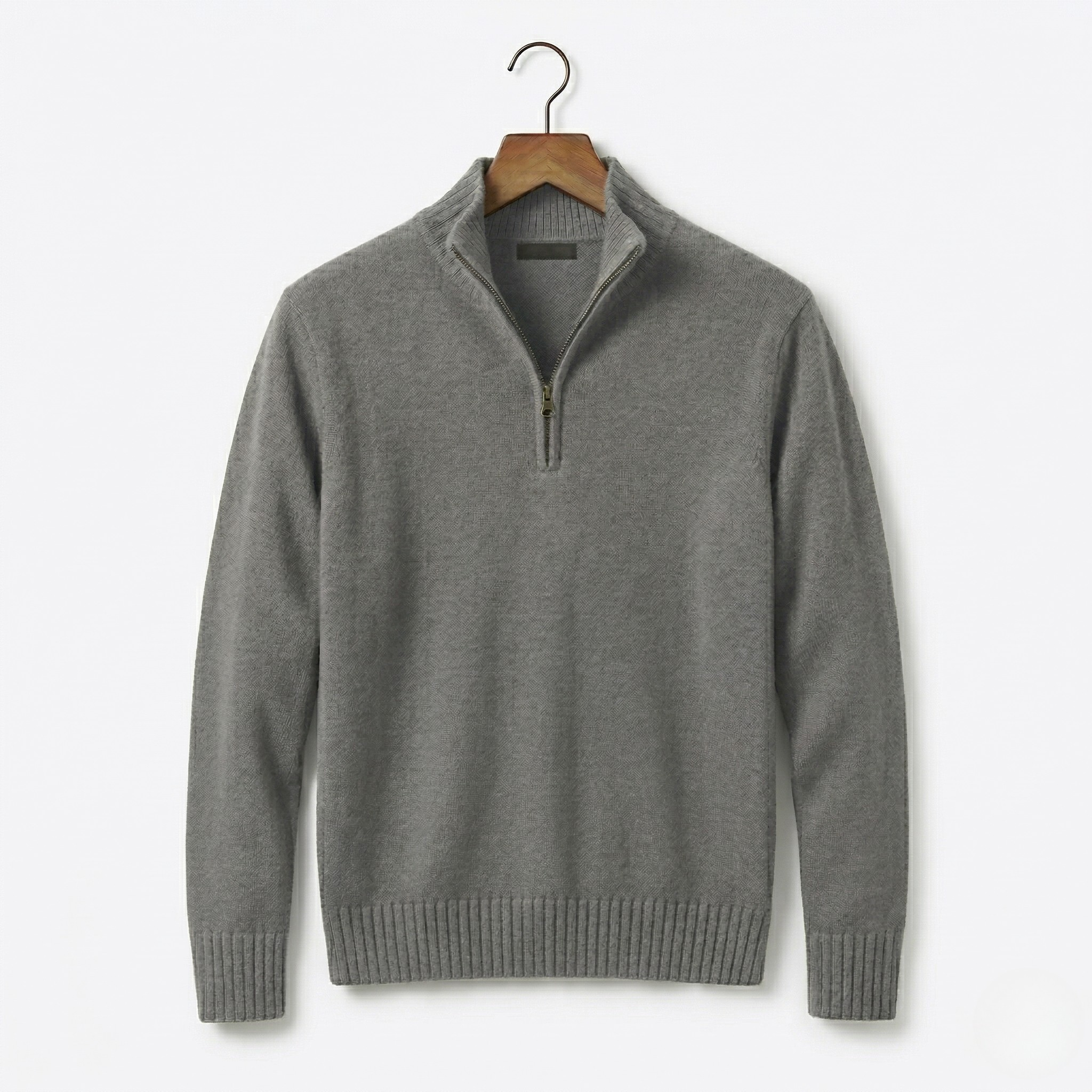 Monterelle | Men’s Zip Up Sweater Comfortable Knit for Daily Wear