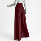 Women's High-Waist Trousers Wide-Leg Tailored Fit