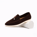 Women’s Classic Leather Loafers Comfortable Slip-On Flat Shoes