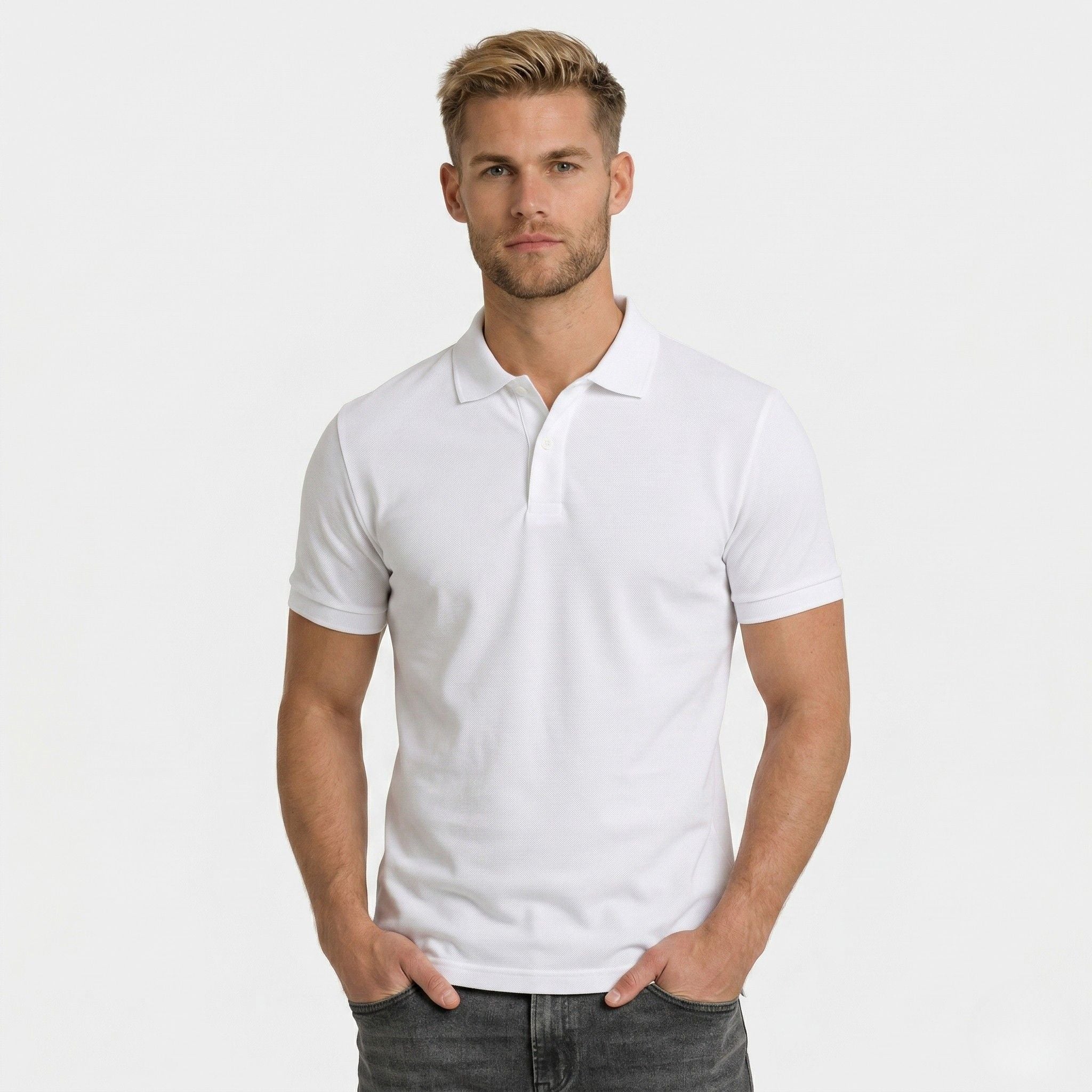Monterelle | Men’s Breathable Polo Shirt Comfortable Cotton Daily Outfit