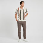 Monterelle | Men’s Knit Polo Jumper Breathable Cotton Smart Casual Outfit