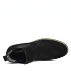 Men's Suede Chelsea Boots Elastic Side Panel
