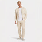 Men's Knit Cardigan Zip Ribbed Regular Fit