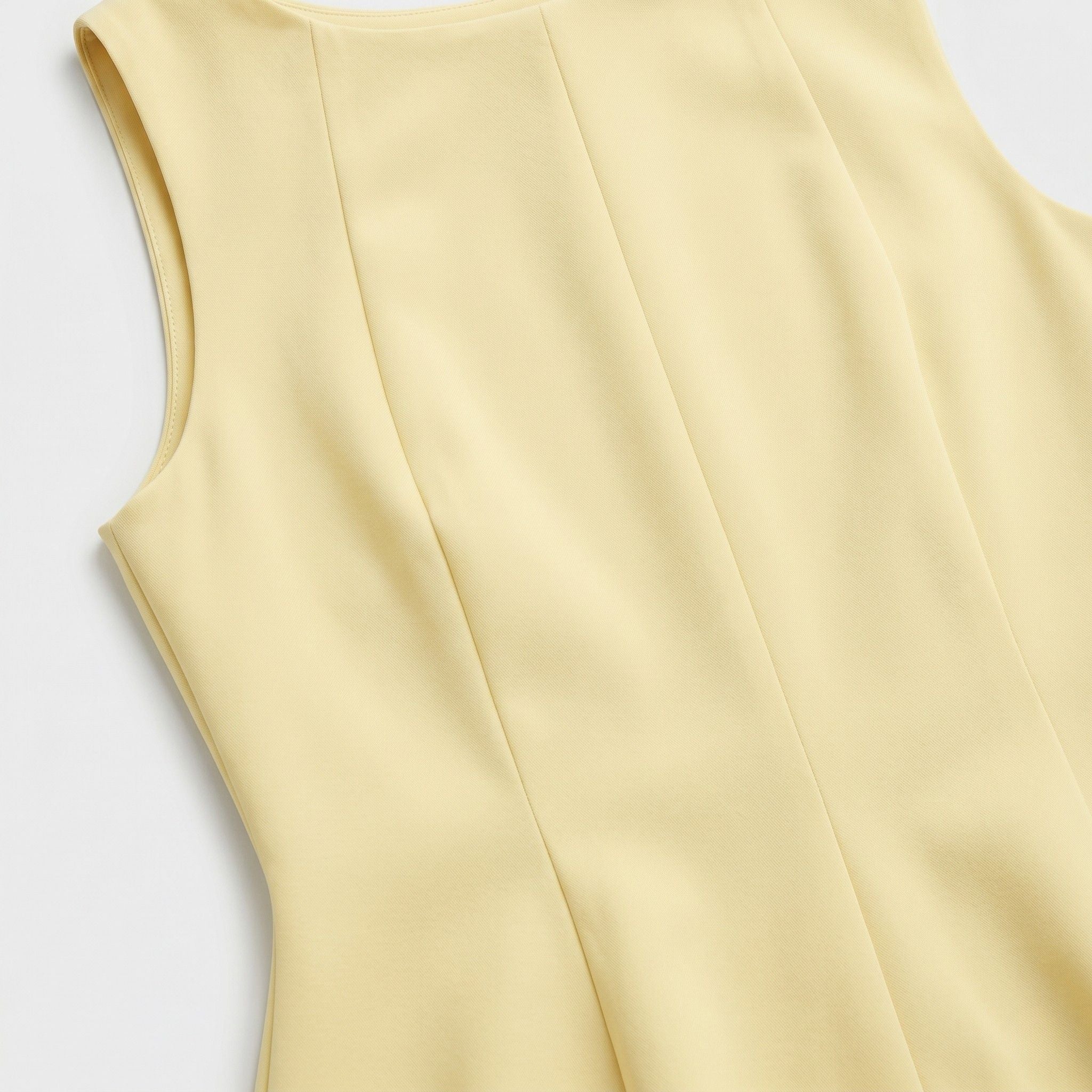 Women's Blouse Sleeveless Peplum Slim Fit