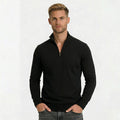 Men’s Zip Up Jumper Comfortable Knit for Daily Wear