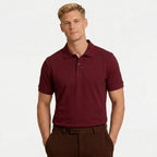 Men’s Breathable Polo Shirt Comfortable Cotton Daily Outfit