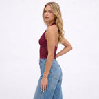Women's Lace Top Halter Neck
