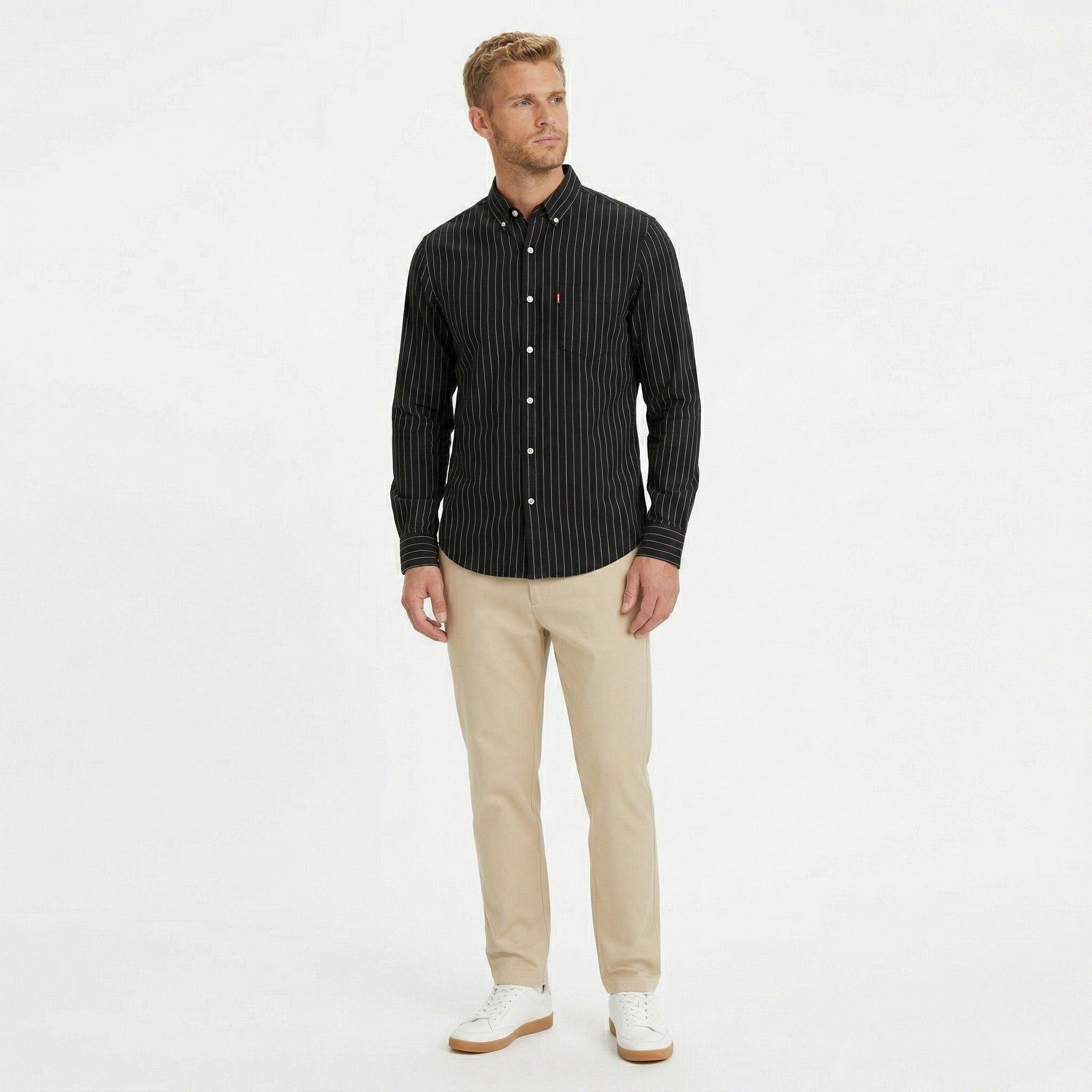 Monterelle | Men’s Plaid Shirt Cotton Lightweight Breathable Casual Fit