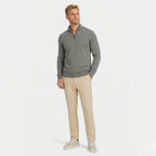 Men’s Zip Up Jumper Comfortable Knit for Daily Wear