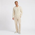 Men's Jumper V-Neck Ribbed Regular Fit