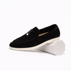 Women’s Classic Leather Loafers Comfortable Slip-On Flat Shoes