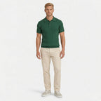 Monterelle | Men’s Cotton Knit Polo Shirt Soft Comfortable Daily Wear