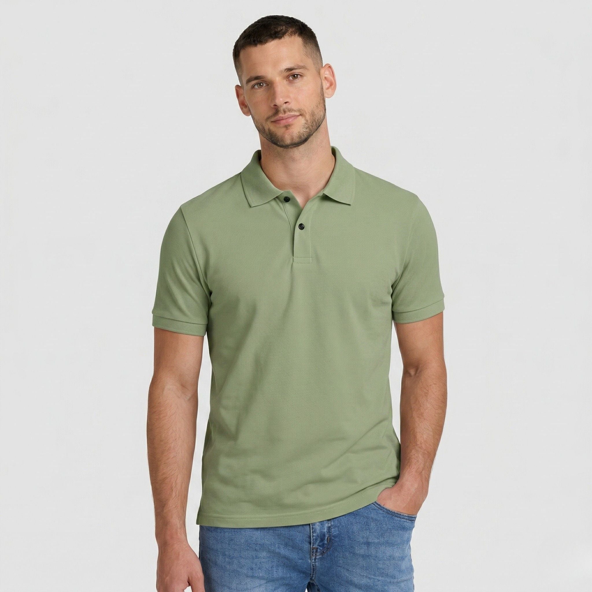 Monterelle | Men’s Breathable Polo Shirt Comfortable Cotton Daily Outfit