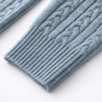 Men's Knit Jumper Cardigan Full-Zip Cable Regular Fit